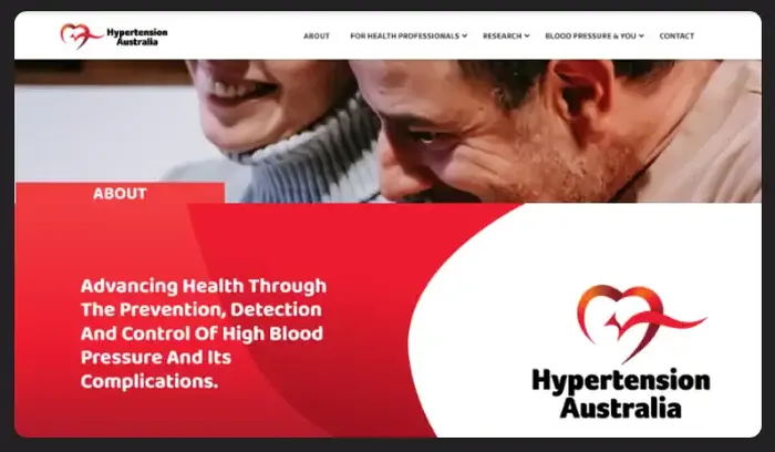 Hypertension Australia website
